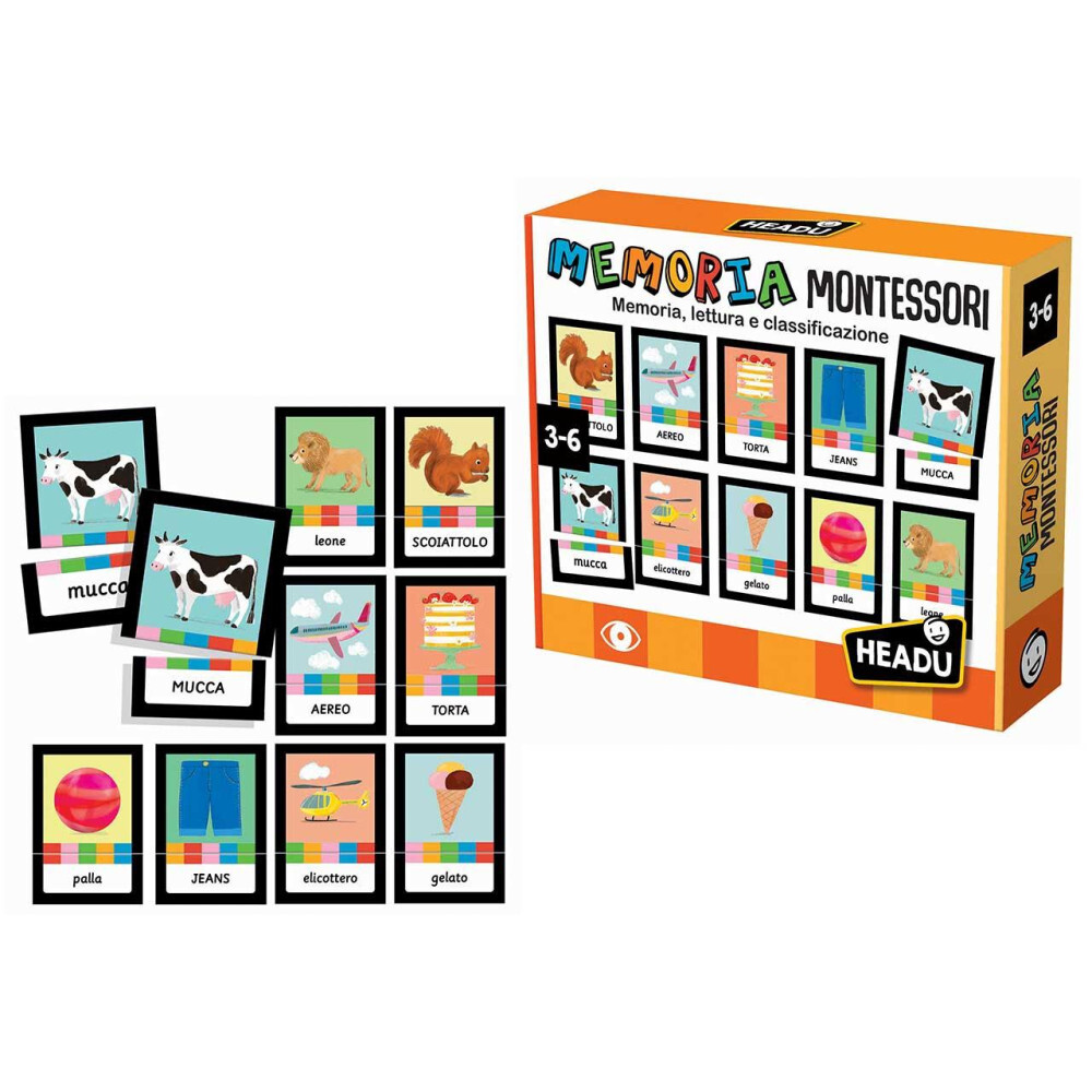 GIOCATTOLI Giochi Educativi Scientifici Headu Memoria Montessori