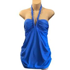 Liz Lange Maternity Swimsuit Halter Swim Tankini Top - Sz S/P
