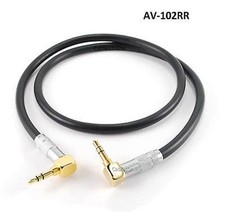 CablesOnline 2ft Right-Angle 3.5mm Stereo Male to Male Audio Cable - AV-102RR