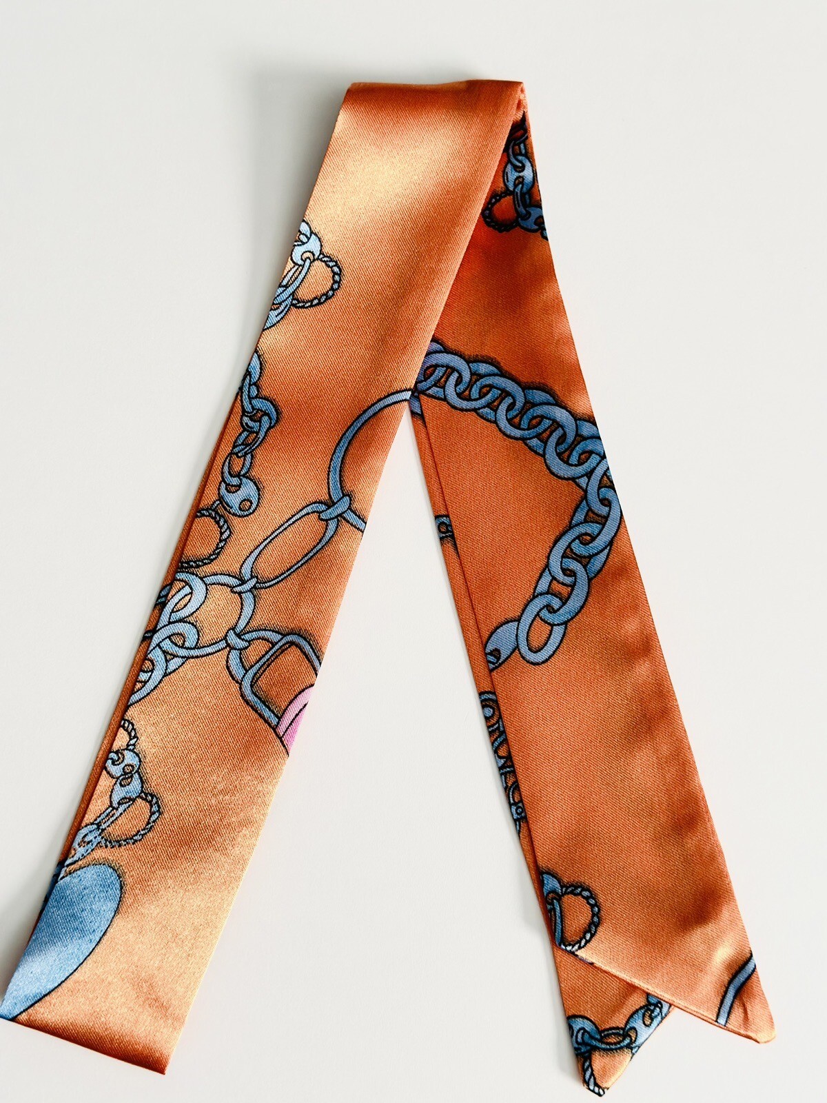 Stylish Twill Scarf for Handbag Hair or Neck Accessory  