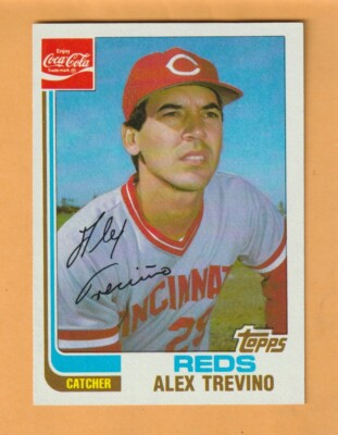 #ad Alex Trevino Cincinnati Reds 1982 Coke #21 $1.94