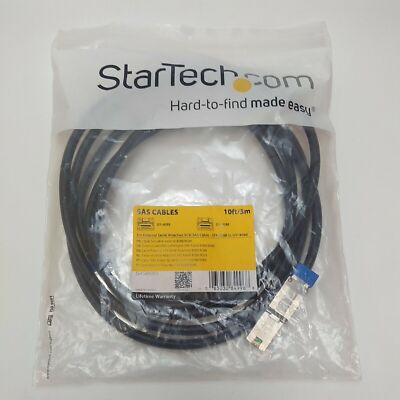 StarTech 3 m externes seriell angeschlossenes SCSI-SAS-Kabel   SFF-8088 auf SFF-8088