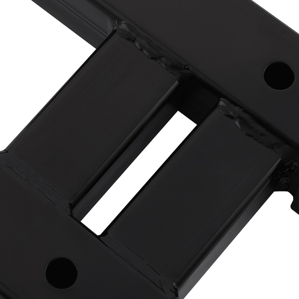 Dual 2" Trailer Receiver Hitch Rise-Drop Adapter Extender Extension Tow ...
