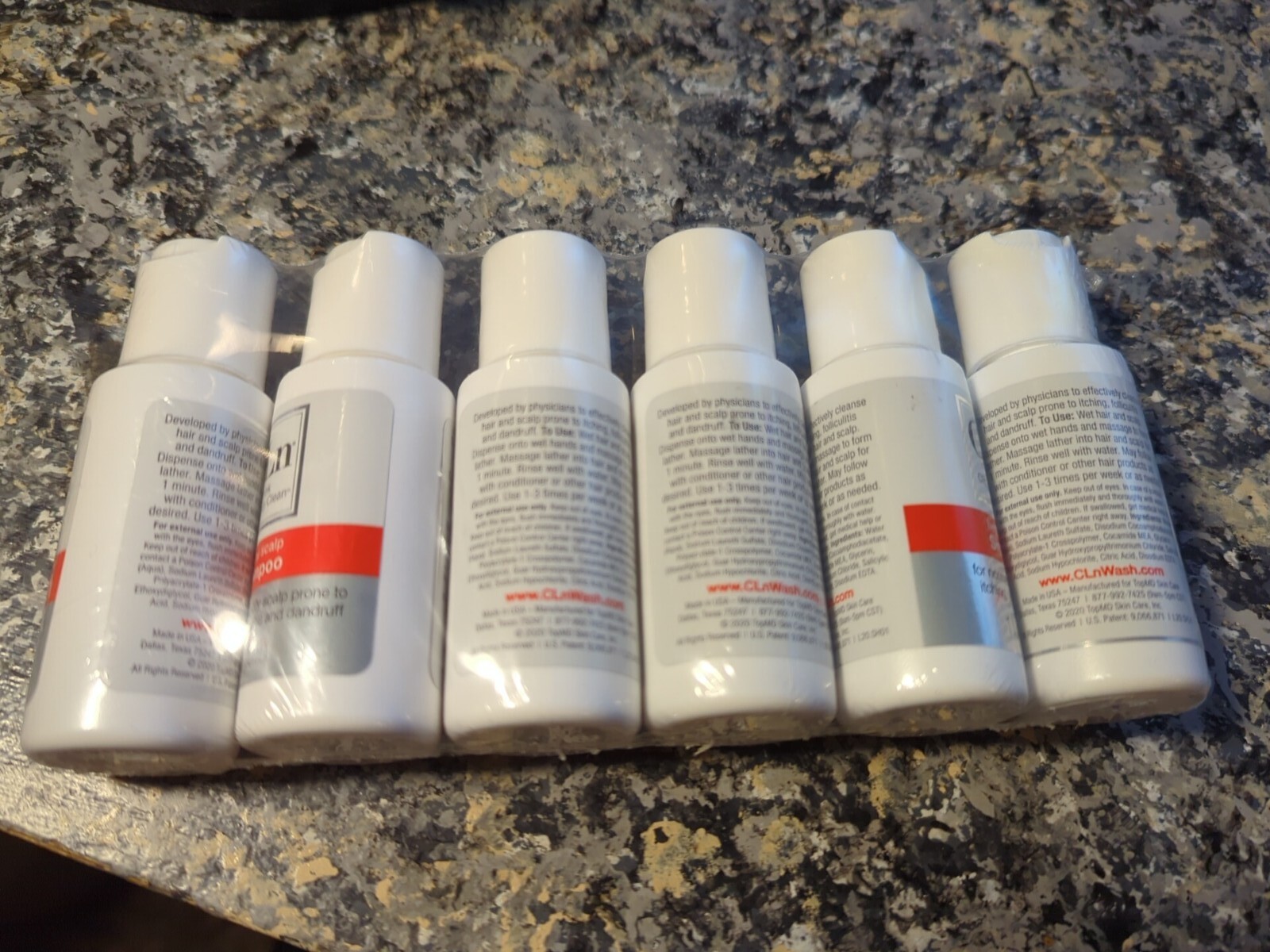 CLN Healthy Scalp Shampoo Travel Size 1 oz / 30ml Each Sealed Pack of