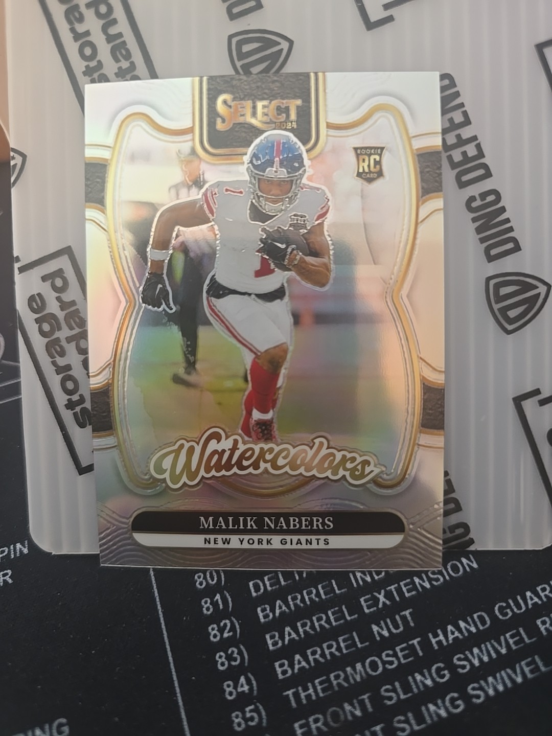 2024 Select RC Malik Nabers Watercolors Prizm