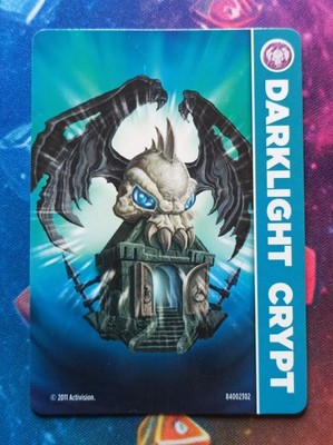 Skylanders Spyro's Adventure Darklight Crypt Card
