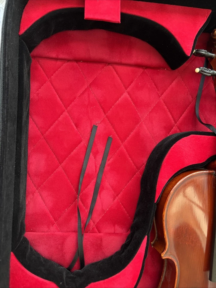 D'Luca Wooden Quad 4/4 Size Violin Case. Brand New Never Used ! - Image 2 of 4