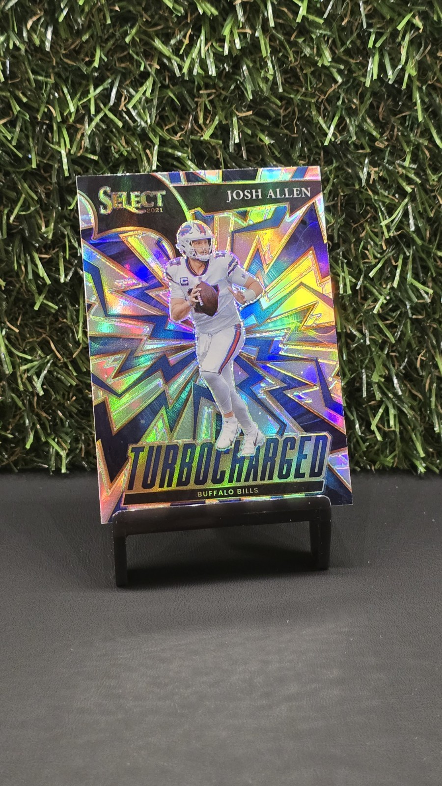 2021 Panini Select - Turbocharged Josh Allen #TUR-17 Silver Prizm Buffalo Bills