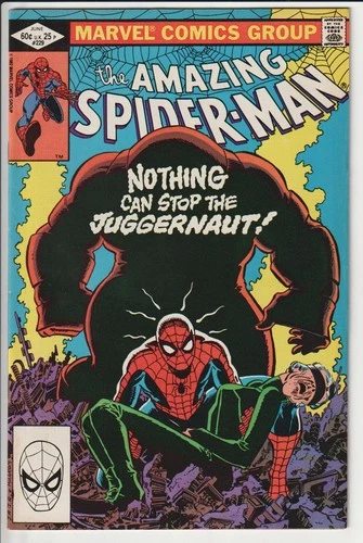Amazing Spider-Man #229 Juggernaut appearance 1982 VF(+) 8.5