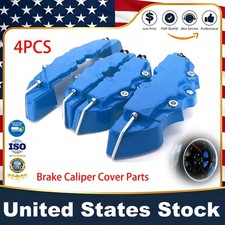 4pcs Universal Car Disc Brake Caliper Truck Caliper Covers Front Rear Kit Blue 4pcs Universal Car Disc Brake Caliper Truck Caliper Covers Front Rear Kit Blue