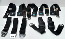 1969 Camaro Original Seat Belts Full Lap Set W Retractors Black Standard
