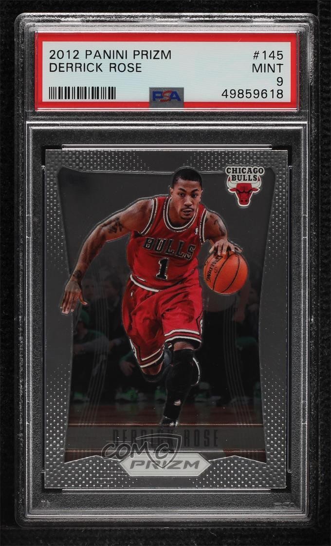 2012-13 Panini Prizm Derrick Rose #145 PSA 9 MINT 03rx