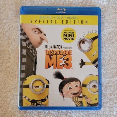 Despicable Me 3 (Blu-ray + DVD, 2017)