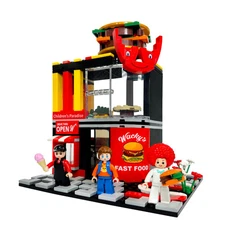 Wacky's Fast Food™ Burger Joint Building Block Set | General Jim’s Toys & Br