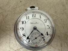 Hamilton Grade 940 18s Open Face Railroad Pocket Watch (Train case)