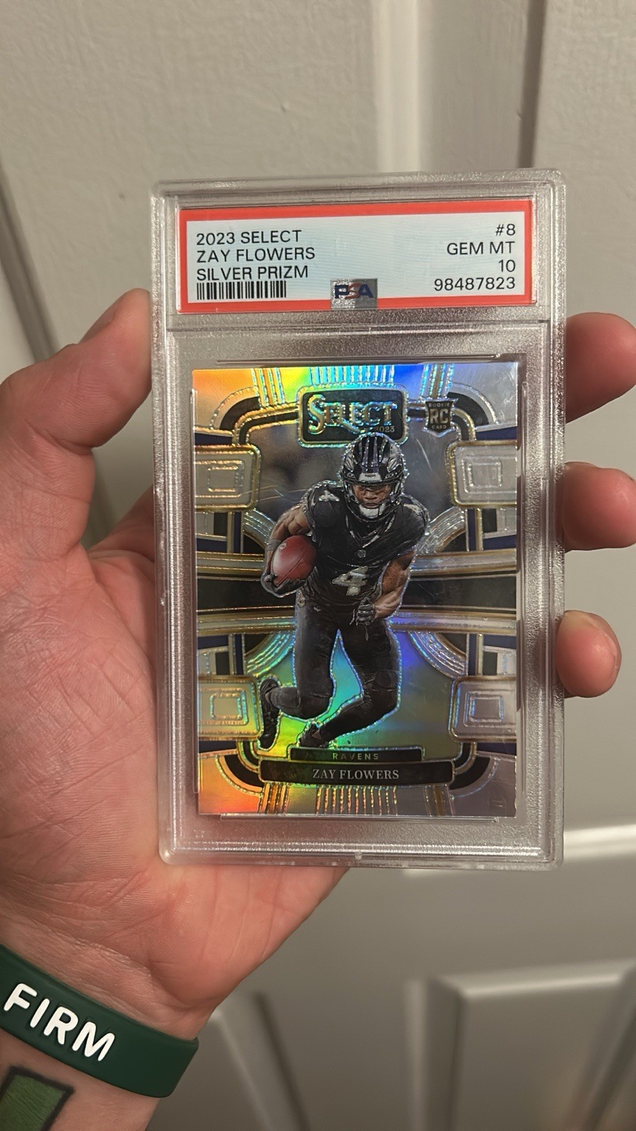 2023 Panini Select - Concourse Zay Flowers #8 Silver Prizm (RC)