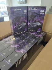 vSeeBox Elite Ultra 8 6K Smart Media Player Wi-Fi 128GB Voice Remote Black