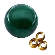 Marble Gear Shift Knob, Round Ball Shift knobs Green Nebula Cloud Marble-G