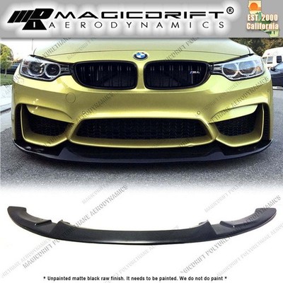 For 15-19 BMW F80 M3 F82 M4 CS GTS Style Front Bumper Lip Chin