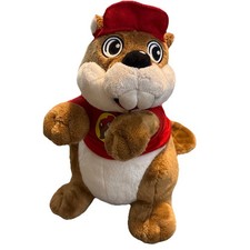 Buc-ees Beaver Mascot 10  Plush TShirt Bucky Bucees Stuffed Animal Toy