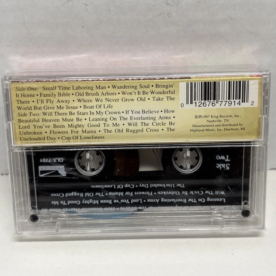 George Jones 20 Gospel Greats Music Album Cassette DLX-7791 Sealed - Image 3 of 4