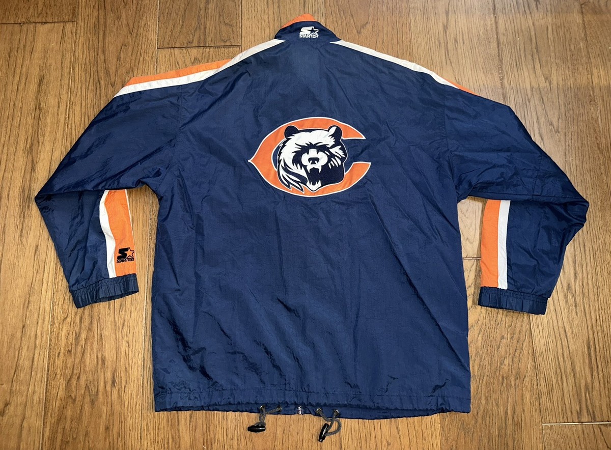ジャケット・アウター 90s STARTER NFL CHICAGO BEARS JACKET Vintage 90s Starter Chicago Bears Windbreaker Jacket Full