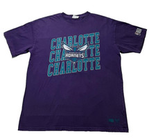 NBA Herren Hornets T-Shirt Lila - Größe L