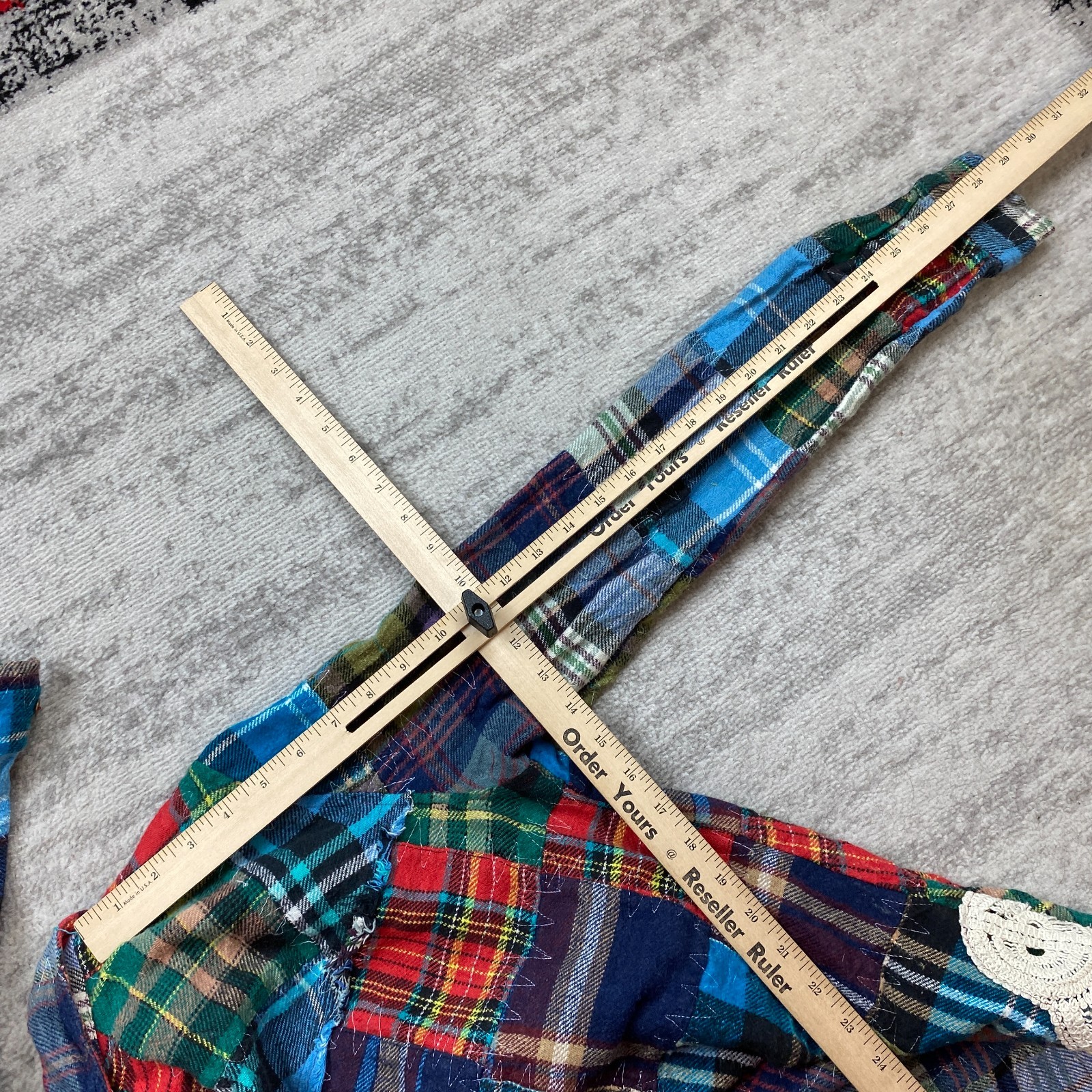 We The Free Patchwork Lost In Plaid Button Shirt … - image 13