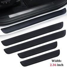 4x For Ford Accessories Rubber Car Door Scuffs Sill Cover Step Protector 2.36