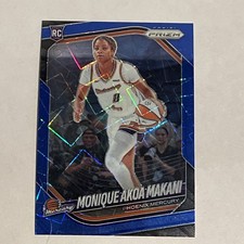 2025 Panini Prizm WNBA Blue Velocity Prizms #98 Monique Akoa Makani