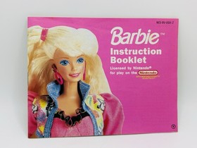 Barbie (1991, NES) Nintendo RARA carrello, scatola, custodia, manuale e poster - Completo