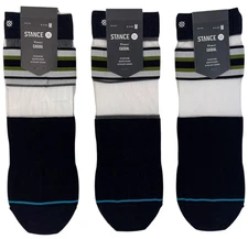 Stance Women's Joan Socks 3 New Pairs Quarter Height - Medium 8 - 10.5 $45 MSRP