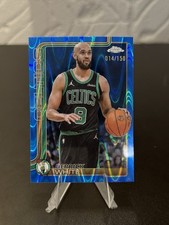 2025-26 Topps Chrome Derrick White #71 Blue RayWave Refractor /150