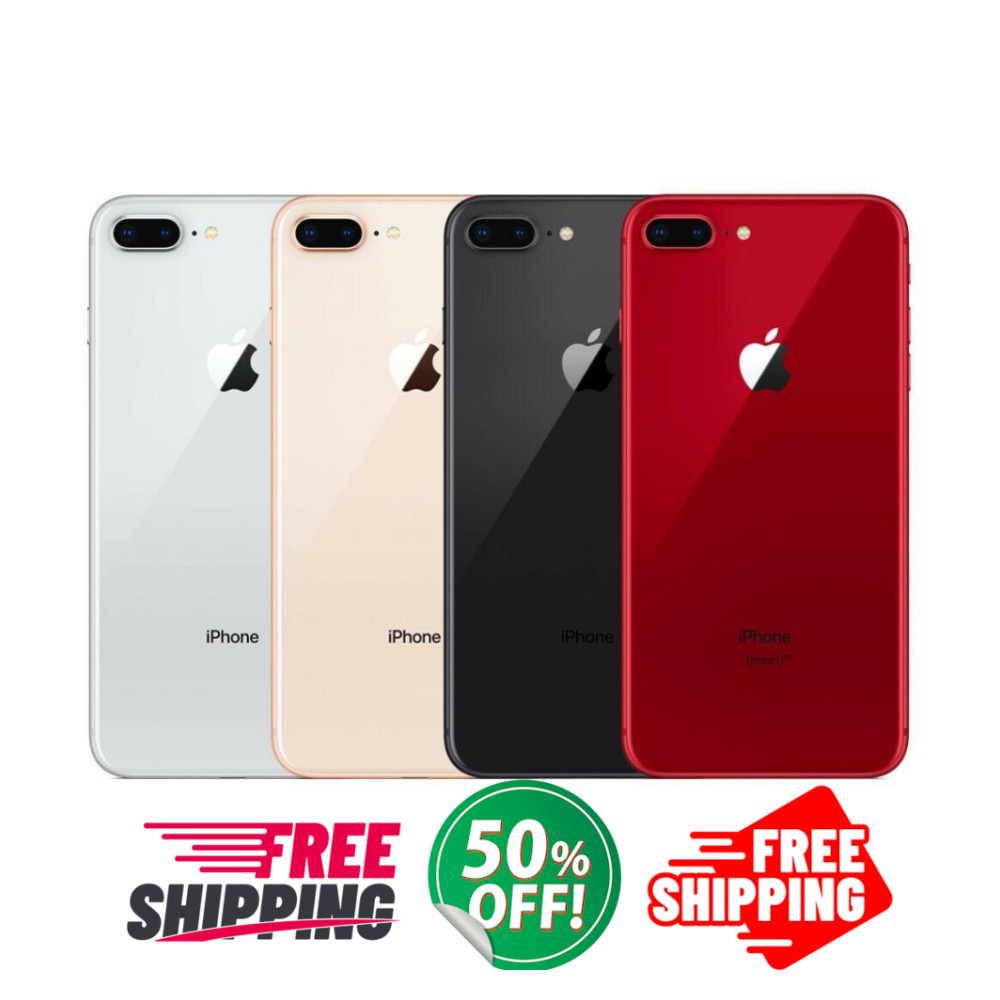 Apple iPhone 8 Plus 64GB Unlocked - Red/Silver/Gray - T-Mobile/Verizon