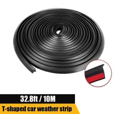 32.8Ft/10M For Ram Car T-Shape Rubber Seal Strip Weather Door Edge Moulding Trim