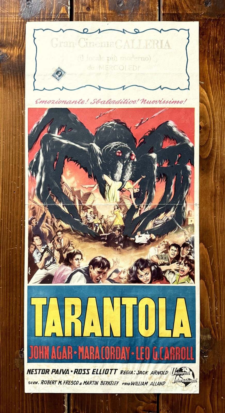 Locandina originale film Tarantola (1955) - Regia di Jack Arnold