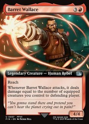 Barret Wallace (Extended Art) - Final Fantasy - Uncommon - MTG