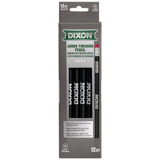Dixon 12 -Pack Large Black Pencil