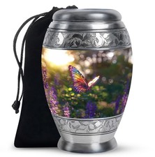 Butterfly Serene Memorial Urns for Human Ashes Adult Female 10 Inch 