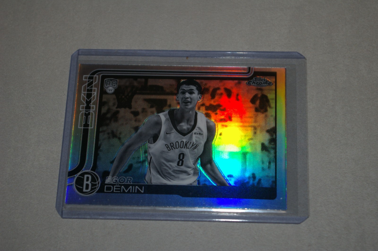 2025-26 Topps Chrome Negative Refractor Egor Demin RC #258