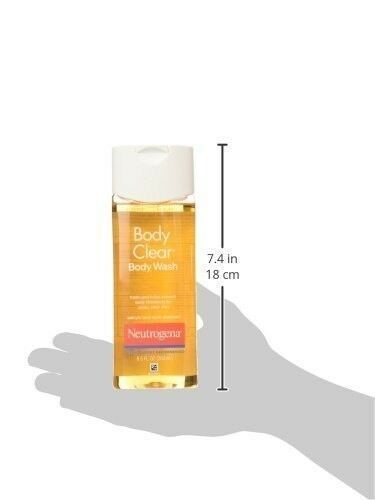Neutrogena Body Clear Acne Body Wash Salicylic Acid Dry Sensitive Skin 8.5oz