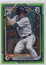 2024 Bowman Prospects Neon Green Border 201/399 Carson Rucker #BP-65 0jm6