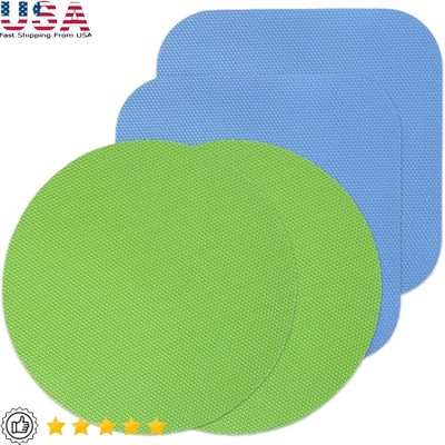 4PCS Multi Function Rubber Jar Opener Silicone Lid Grippers Seniors Arthritis US