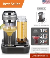 Elegant Duet Cocktail Maker with 2 Spirit Bottles - Perfectly Crafted Cocktails