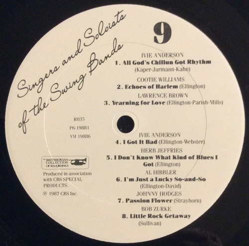 1987 Six LP Box Set "Singers and Soloists of the Swing Bands" The Smithsonian - Picture 16 of 20