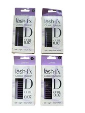 Lash Fx Classic Russian Lashes D Curl 0.07 10mm & 12mm X 4 False Eyelashes