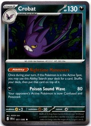 Crobat 051/086 Chaos Rising Holo Rare
