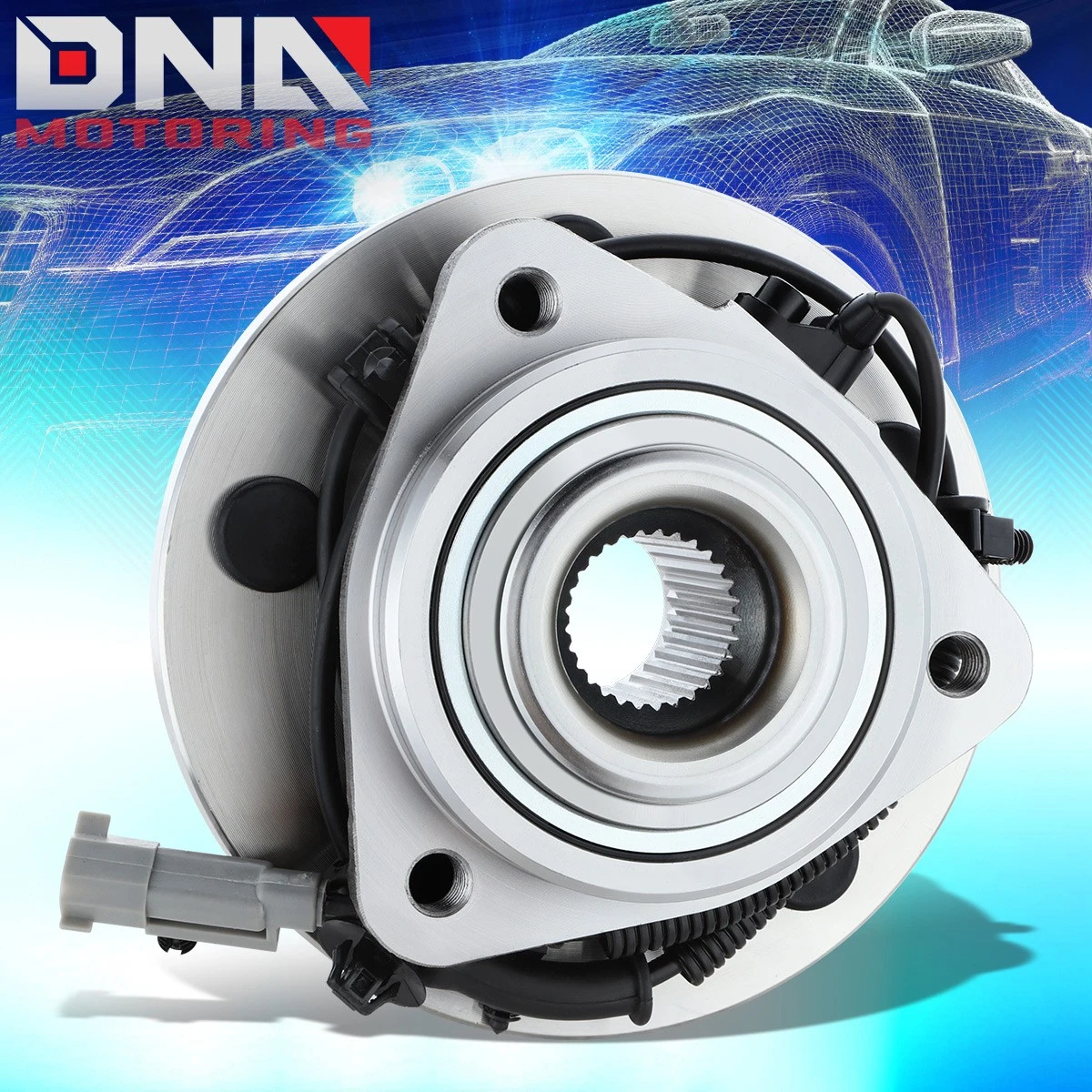 DNA MOTORING OEM-WHA-0032 Front Wheel Bearing Hub Assembly