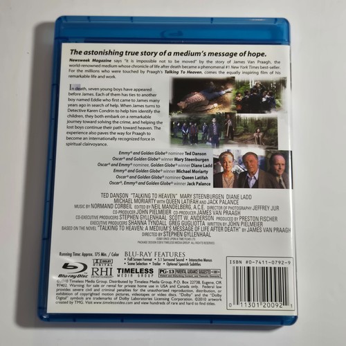 Talking to Heaven Blu Ray 2010 Ted Danson Jack Palance Queen Latifah Diane Ladd - Picture 2 of 3