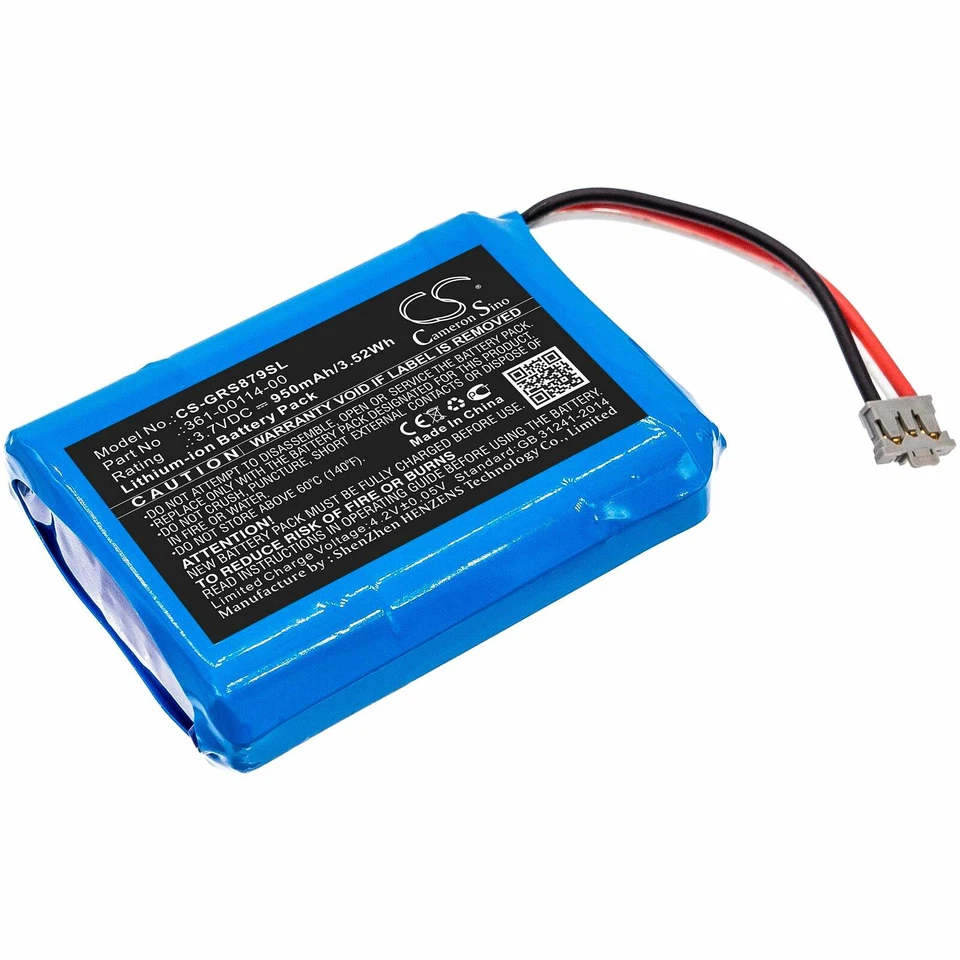 361-00114-00 电池 适用于佳明 010-01879-00 inReach Mini, 950mAh - smav 销售 — 第 2/4 张图片